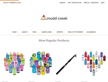 Tablet Screenshot of muddcreek.com